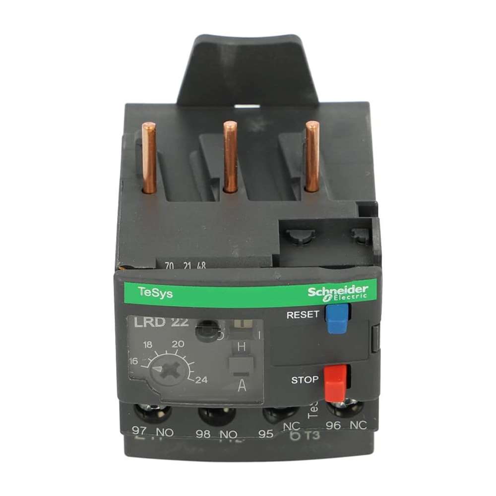 Schneider Electric Thermal Overload Relay — 16–24 A — Direct Mount — 1 NO + 1 NC — IP20