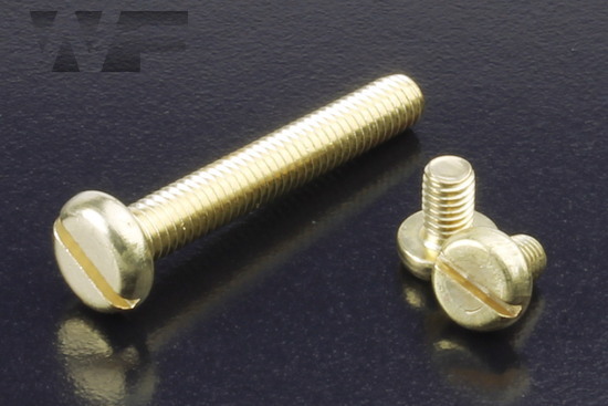 M4 × 16 mm brass pan heads Natural / self-colour