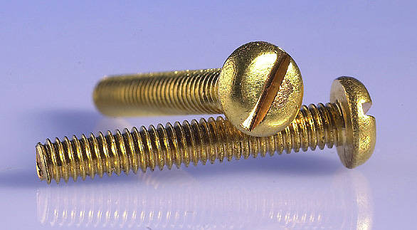 Olympic Fixings 216-355-035 M4 × 25 mm brass screw
