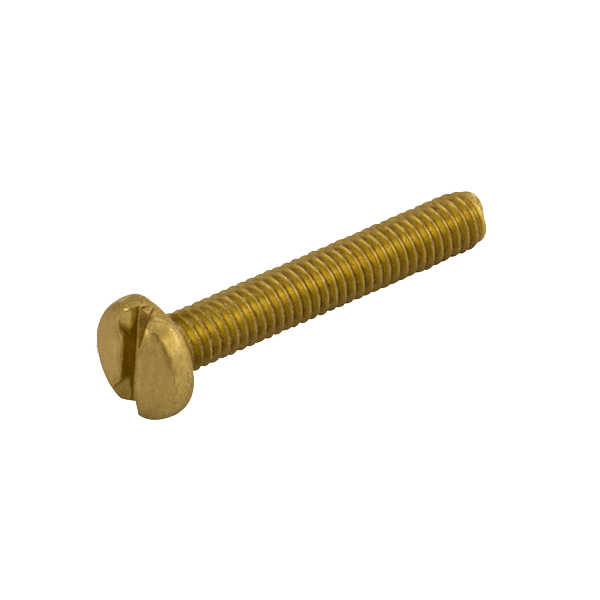 M4 × 8 mm brass pan-head screw