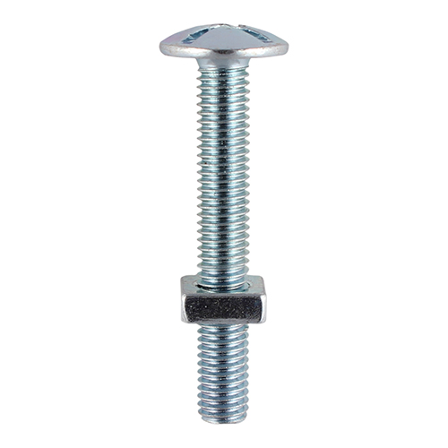 M6 × 30 mm roofing bolts and nuts