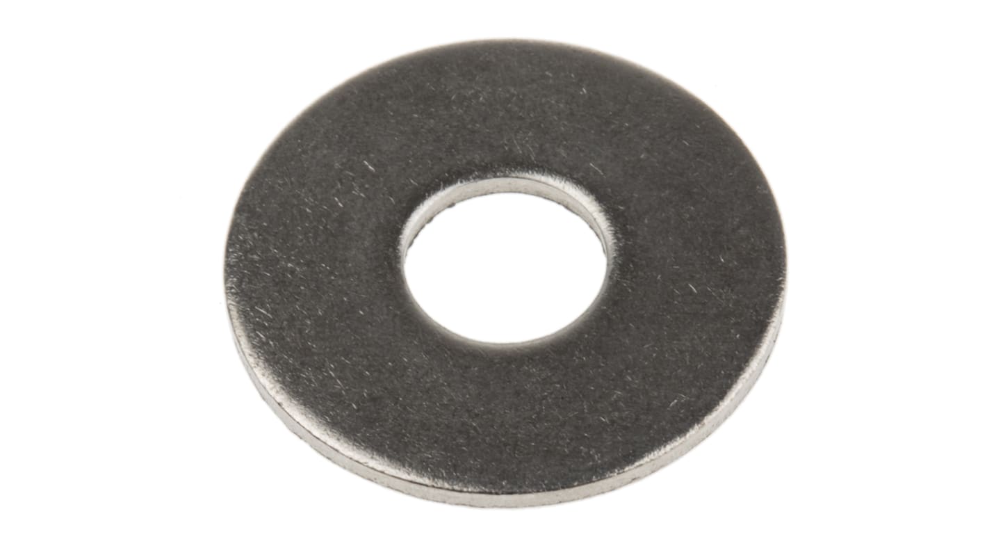 Wide M8 washer Stainless steel Plain