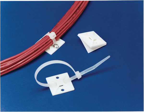 HellermannTyton 151-28469 28 × 28 mm self-adhesive cable-tie base