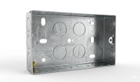 CESCO TE65 25 mm 2-gang metal socket box