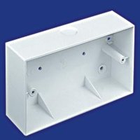 Marshall Tufflex 2-gang 44 mm PVC surface box