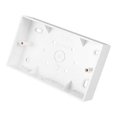 Marshall Tufflex MSSB92WH 2-gang 32 mm PVC surface box