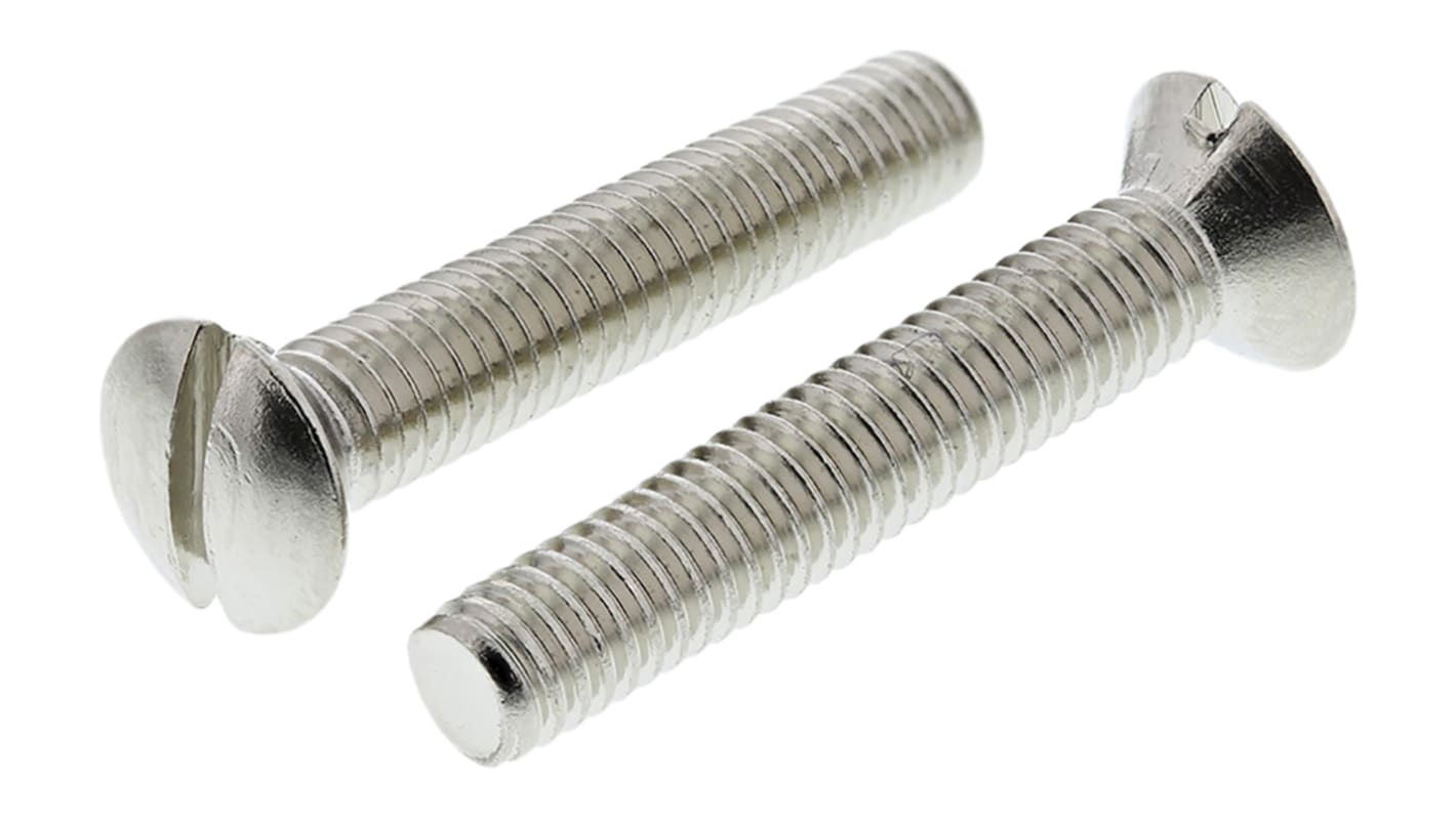 M3.5 × 20 mm nickel-plated brass screw