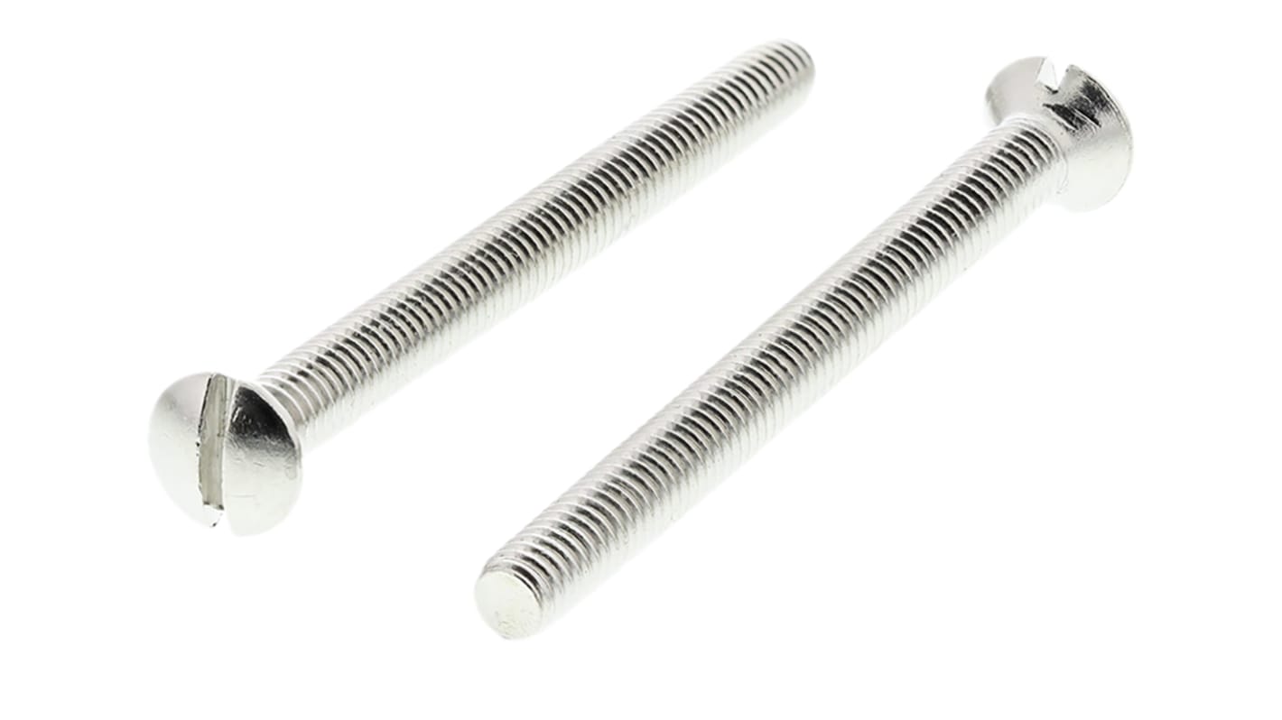 M3.5 × 40 mm nickel-plated brass socket screw