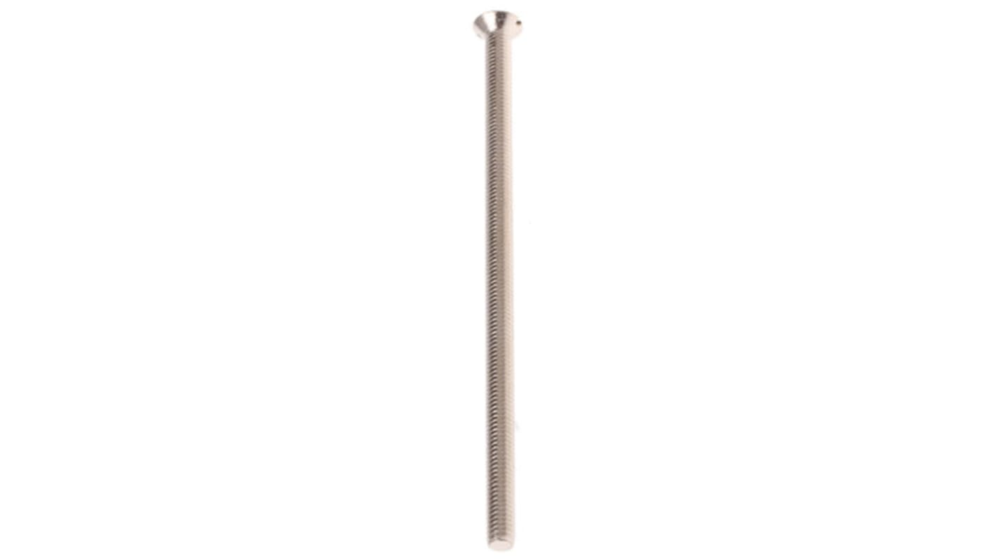 M3.5 × 75 mm nickel-plated brass socket screw