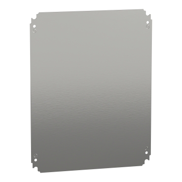 Schneider Electric galvanised steel mounting plate, 500 × 400 mm