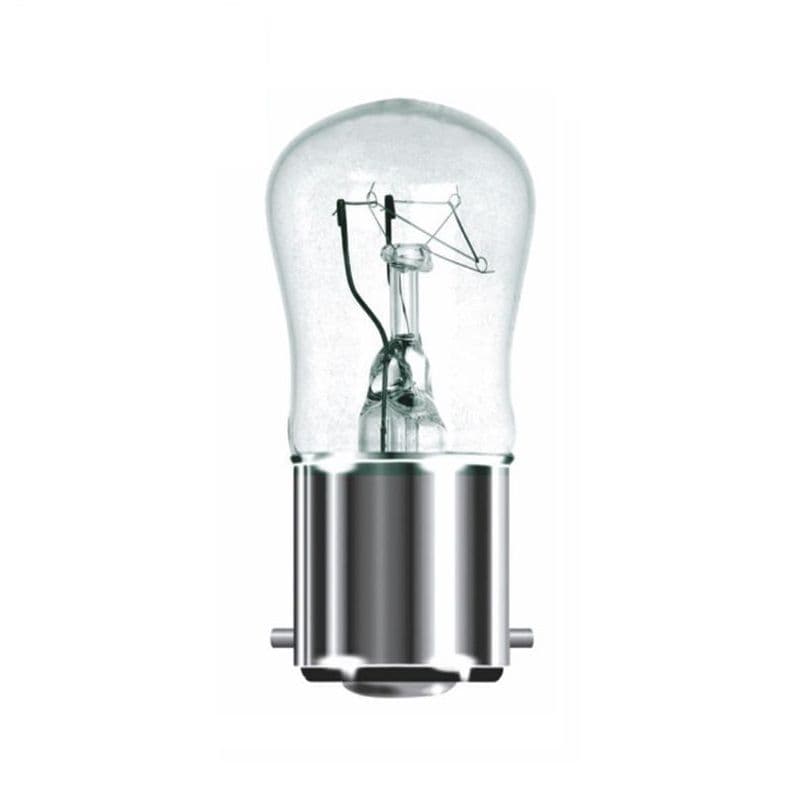15 W clear BC/B22 pygmy lamp