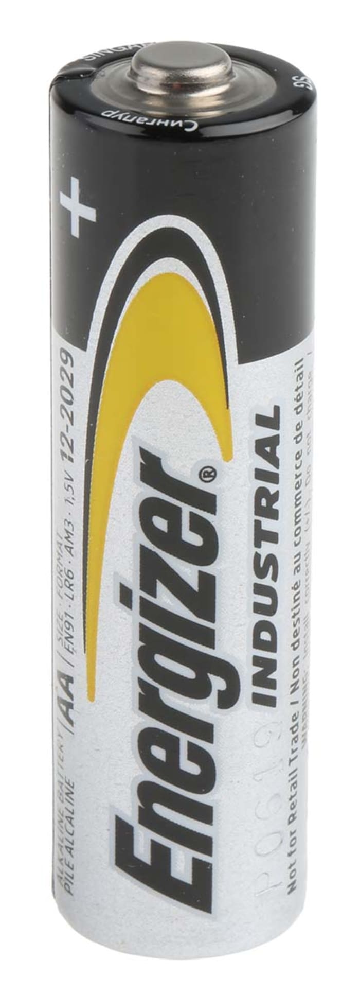Energizer LR6 Alkaline Battery, AA, 1.5 V