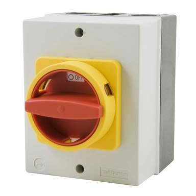 Salzer 3P25ASM 25 A 3-pole rotary isolator, IP66, 690 V