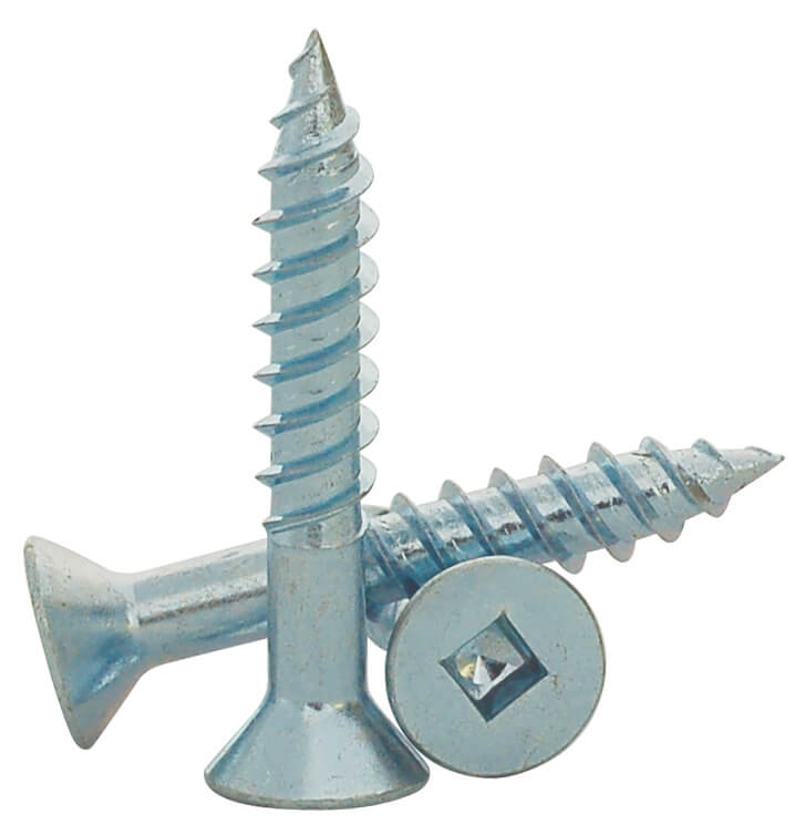 No.8 × 1¾ in square-head screw