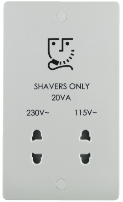ESR Sline Dual Voltage Shaver Socket