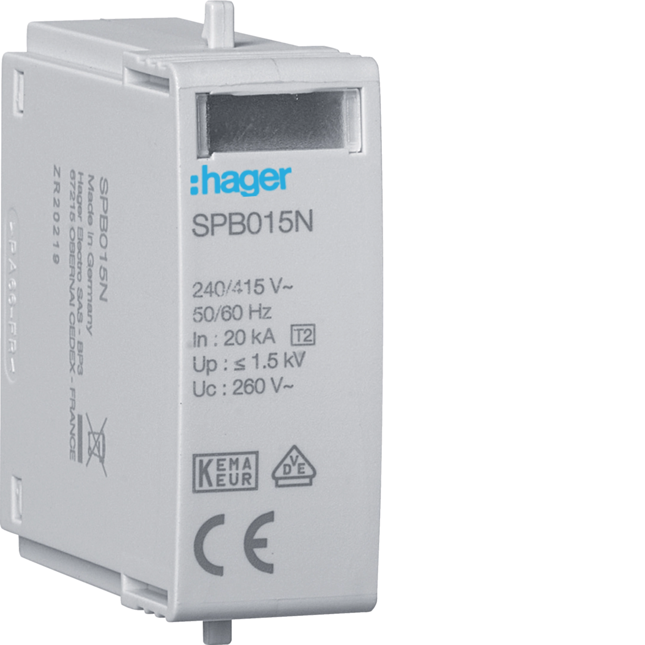 Hager replacement surge-protection cartridge