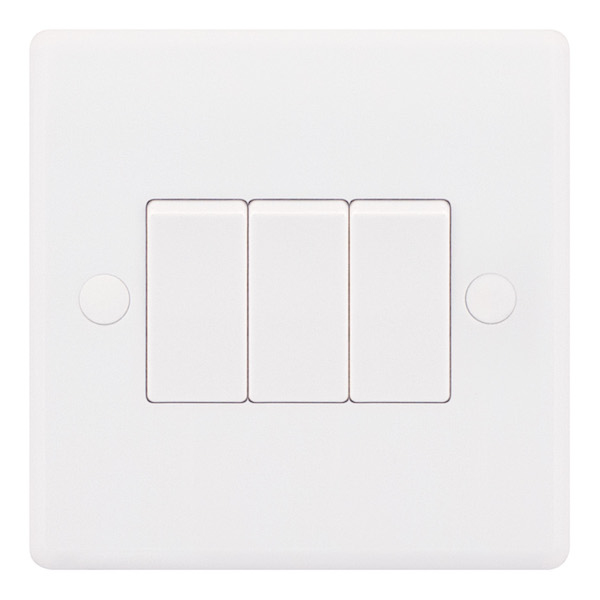 Selectric 3-gang 2 W 10 A switch Select