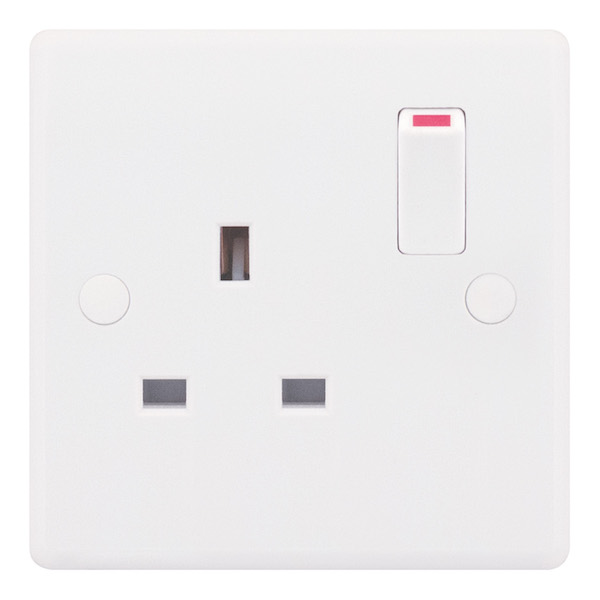 Selectric 13 A Switched Socket single-pole