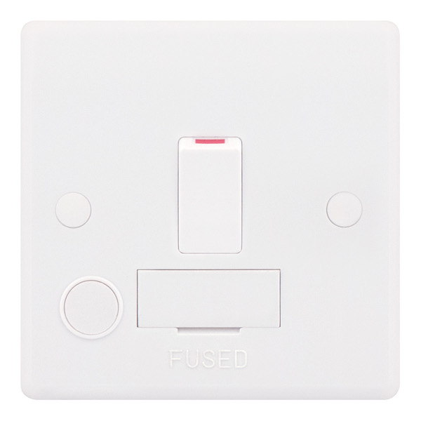 Selectric 13 A double-pole switch connector Unit with Fo