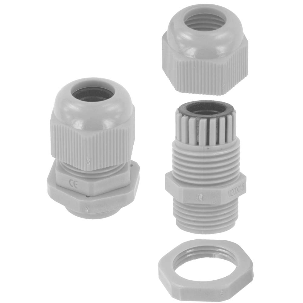 Skin-top cable gland, 25 mm, grey