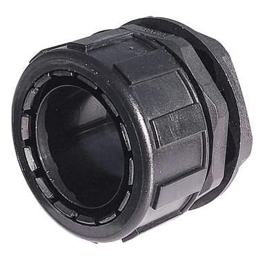 Flexible conduit gland, 50 mm, PVC or plastic construction