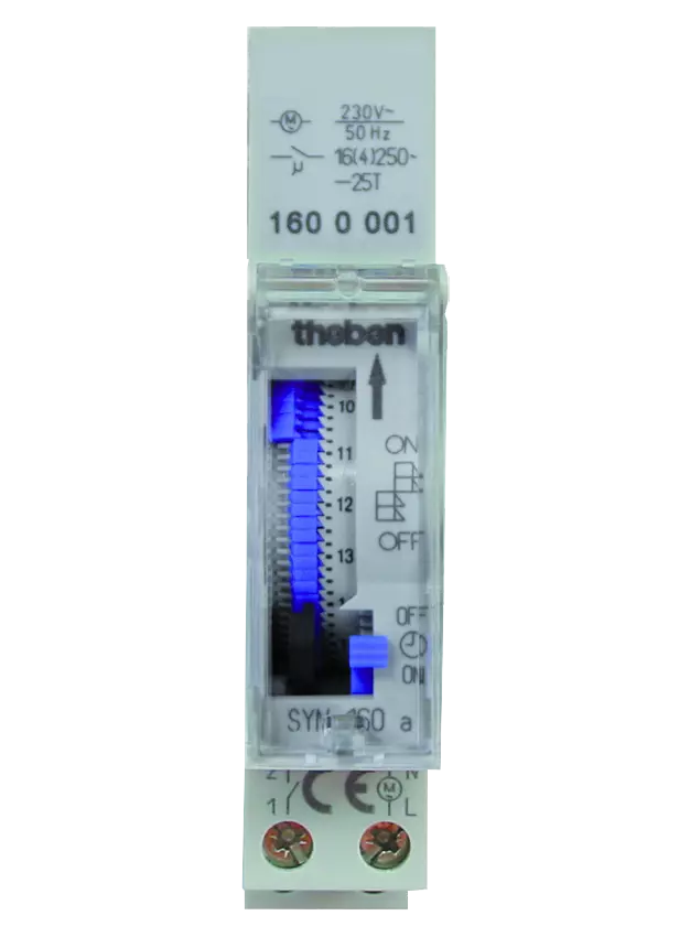Theben Time switch, DIN rail