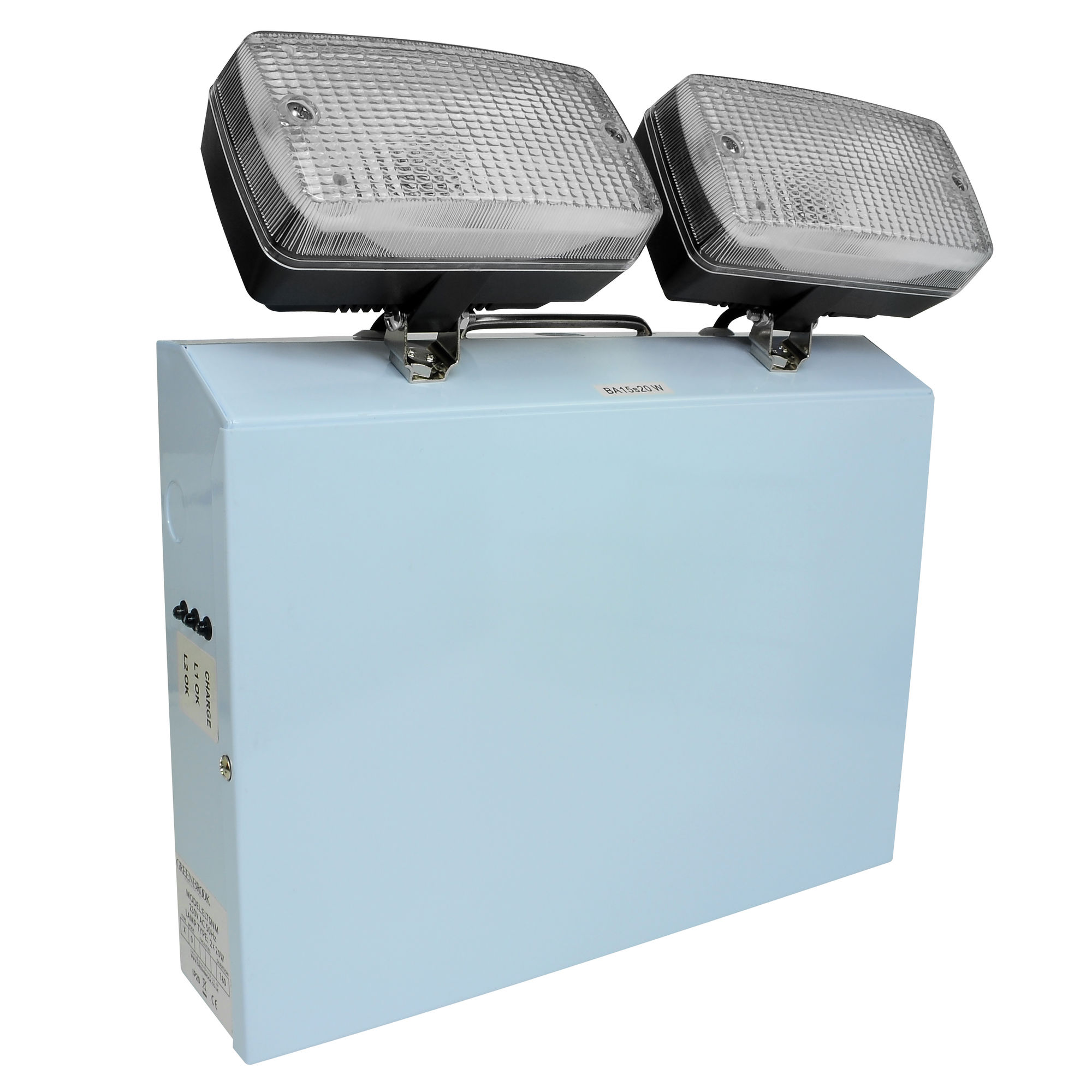 Twinspot emergency LED fitting