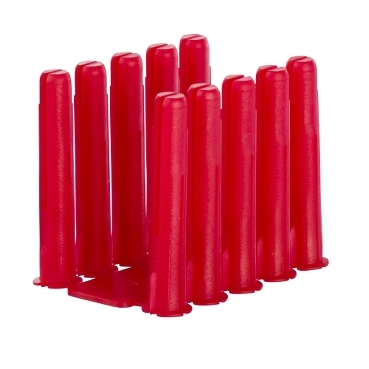 Thorsman 1003003 Red plastic plugs pack of 100