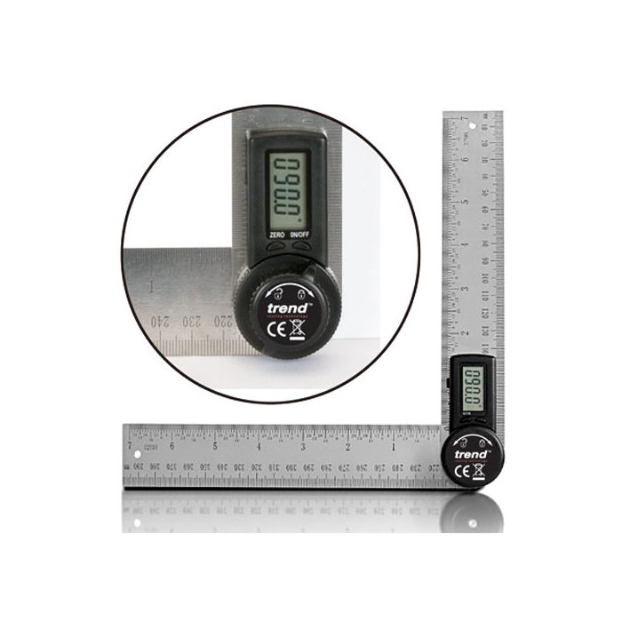 Trend DAR/200 digital angle rule, 200 mm