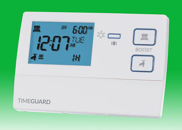 Timeguard 7-day digital heating programmer, 230 V AC