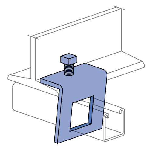 Unistrut P1796 Window brackets