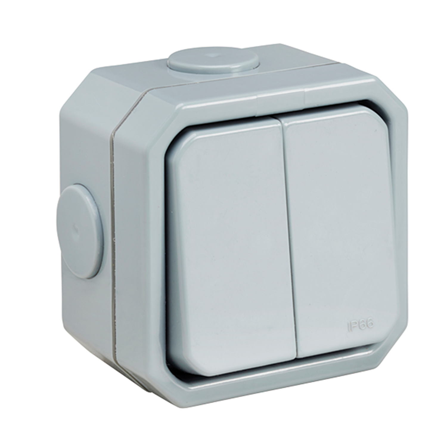 Powerbreaker PSW2G2W 2-gang 2 W 10 A weatherproof switch