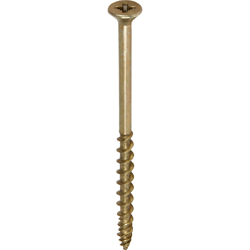 4 × 20 mm woodscrews 4 mm Yellow zinc pack of 200