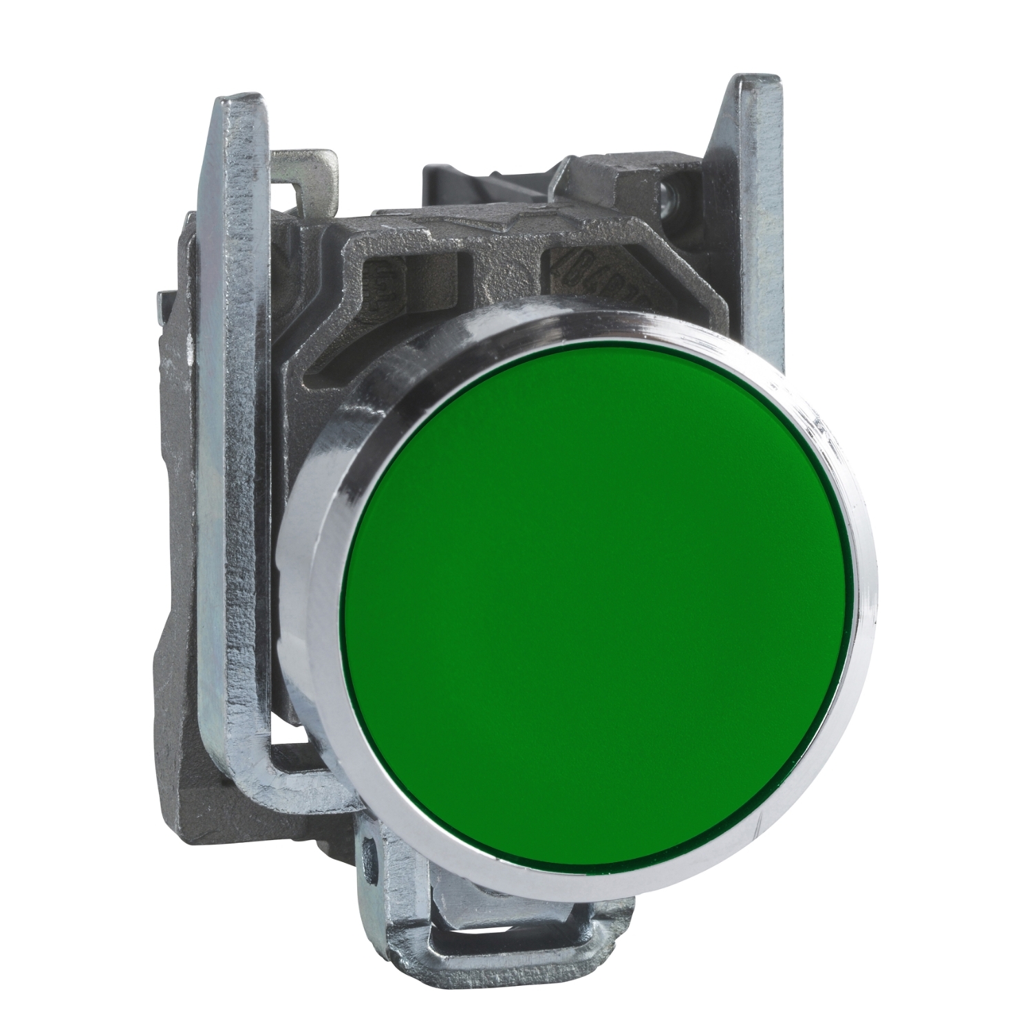 Schneider Electric Harmony XB4 Complete Push Button — Green Flush — 1 NO