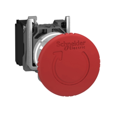 Schneider Electric Complete emergency stop push-button, 1 NC