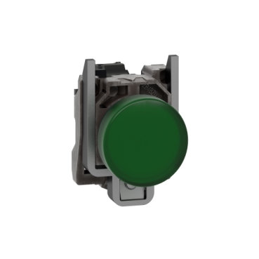 Schneider Electric Harmony XB4 Complete Pilot Light — Green — Integral LED — 230–240 V AC