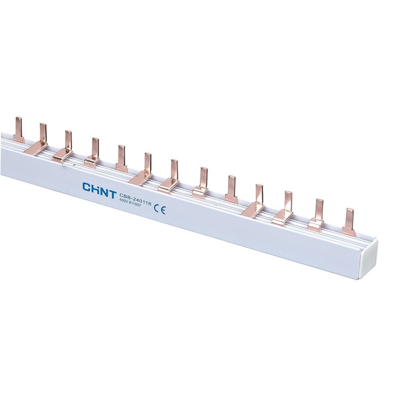 CHINT 63 A 1P+N RCBO pin busbar, 1 m