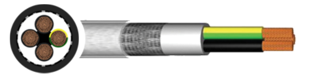 4-core 1.5 mm² screened flexible cable — Per Metre